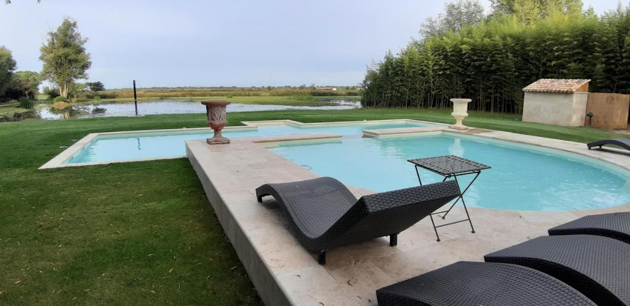 Mas Du Versadou, Dans Un Espace Naturel Protege, Piscine Couverte Chauffee Toute L'Annee, Spa Et Salle De Jeux Saint-Gilles  Luaran gambar
