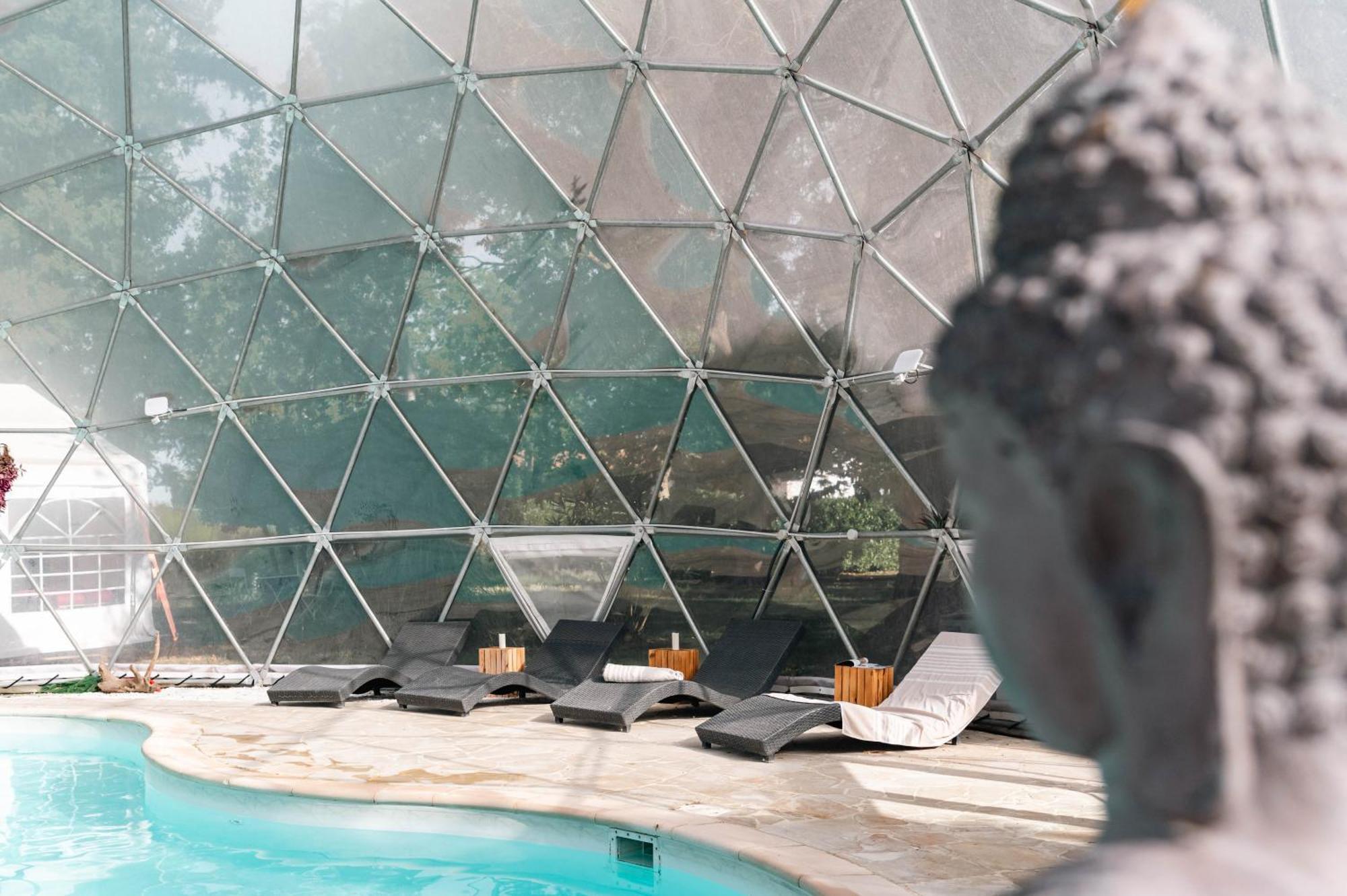Mas Du Versadou, Dans Un Espace Naturel Protege, Piscine Couverte Chauffee Toute L'Annee, Spa Et Salle De Jeux Saint-Gilles  Luaran gambar